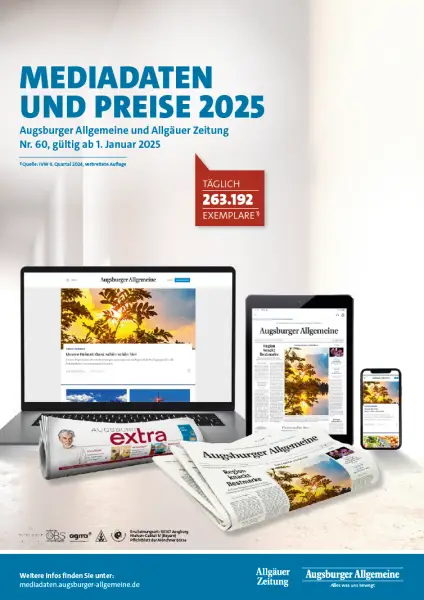 Mediadaten Augsburger Allgemeine / Allgäuer Zeitung 2025