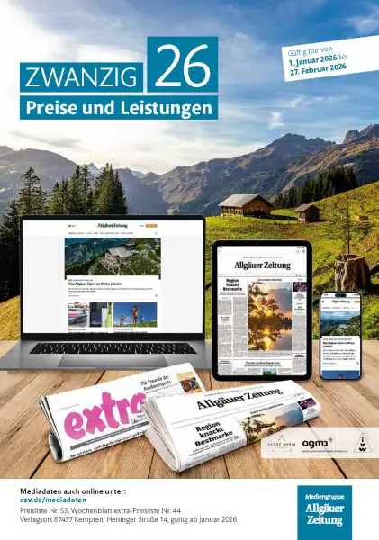 Mediadaten Allgäuer Zeitung 2026