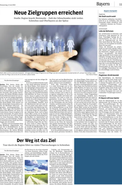 Griffeckenanzeige 2 Textspalten